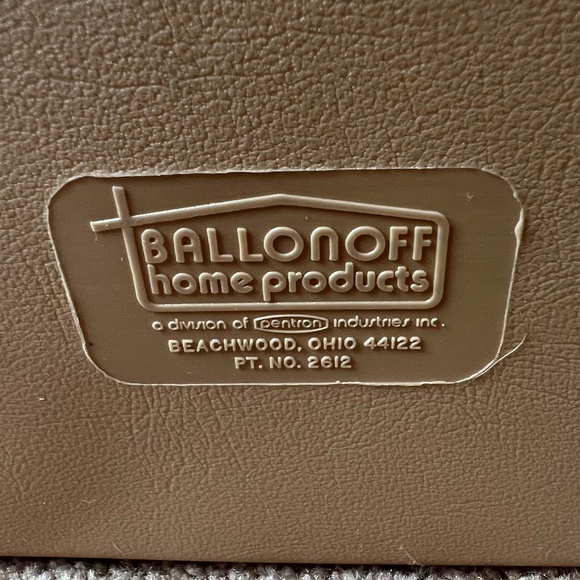 Vintage Brown/Tan Plastic Ballonoff File Storage Organizer Box Portafile - Picture 13 of 16